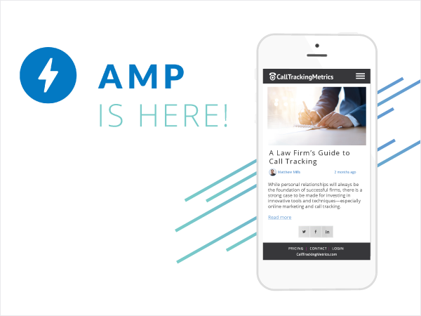 AMP and Call Tracking