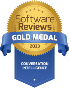 Gold medal for Software Reviews Conversation Intelligence Category