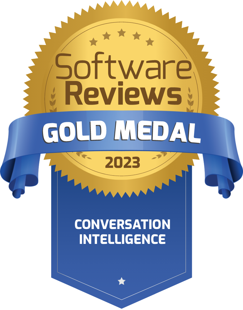 Software Reviews gold medal conversation intelligence calltrackingmetrics