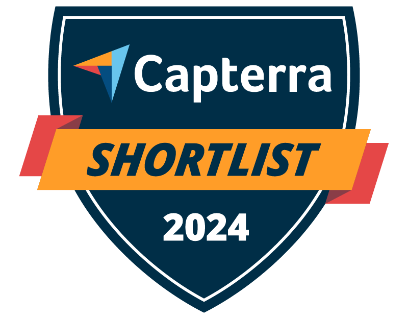 Capterra Shortlist badge for 2024
