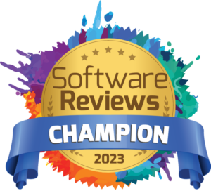 Software Reviews 2023 Champion badge