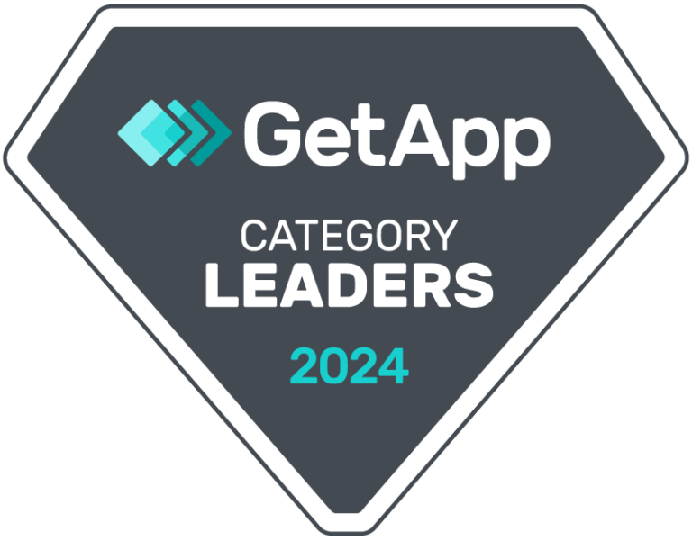 GetApp category leaders badge for 2024