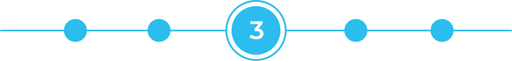 image of numbered blue dots to mark the start of section 3