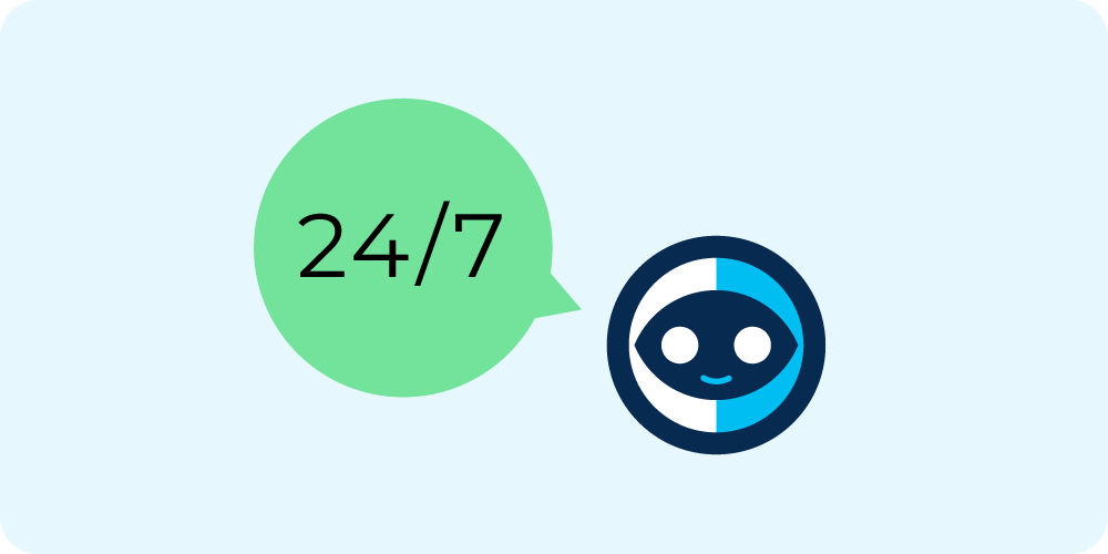 24/7 virtual agent logo